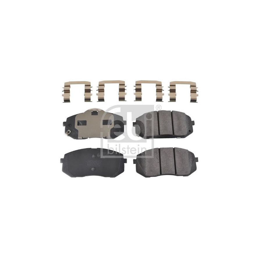 Febi Bilstein 116333 Brake Pad Set Front Axle With Acoustic Wear Warning