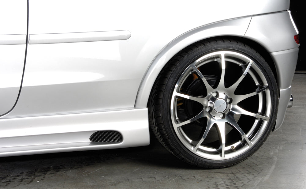 Rieger 00058926 Opel Corsa C Right Side Skirt -  Matte Black