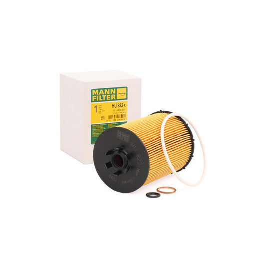 MANN-FILTER HU 823 x Oil Filter with seal, Filter Insert