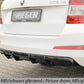 Rieger 00079019 Skoda 5E Octavia Rear Diffuser -  Matte Black