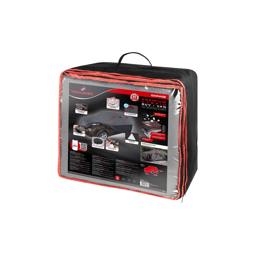 WALSER Premium Hybrid 31078 Car cover S 165x430 cm, Grey