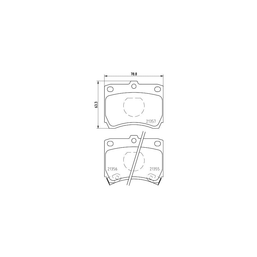Hella 8DB 355 005 741 Brake Pad Set With Acoustic Wear Warning