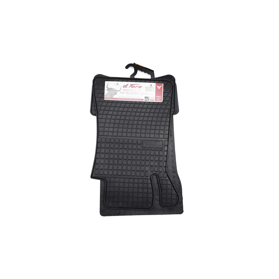 FROGUM Tailored 0785 Floor mat set suitable for MERCEDES-BENZ C-Class Saloon (W203) Elastomer, Front and Rear, Quantity: 4, Black, (LHD)