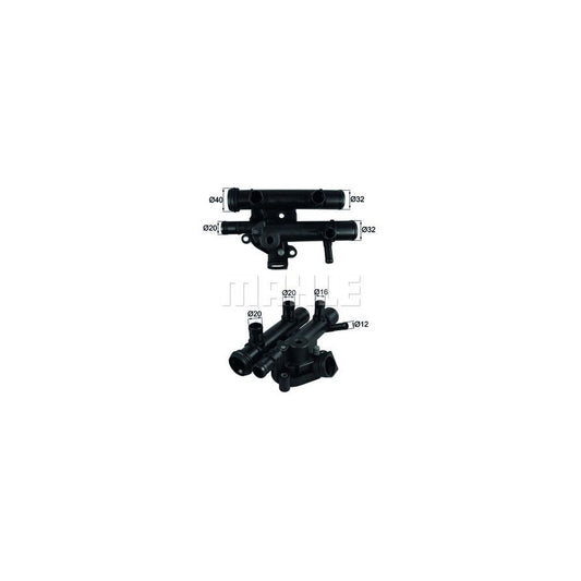 MAHLE ORIGINAL TI 259 83D Engine thermostat Opening Temperature: 83°C, with seal