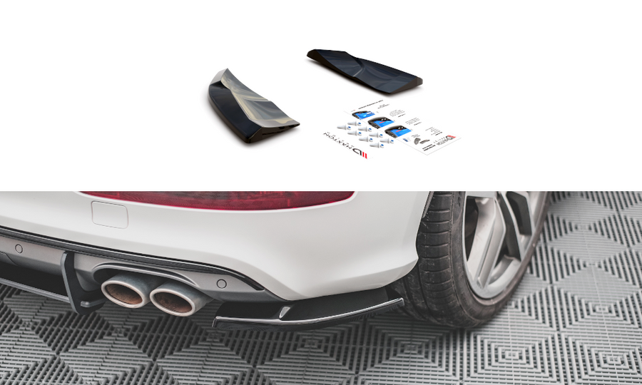 Maxton Design AU-SQ5-1-RSD1T Rear Side Splitters Audi SQ5 MK1 8R | Duco Car Parts UK Car Parts