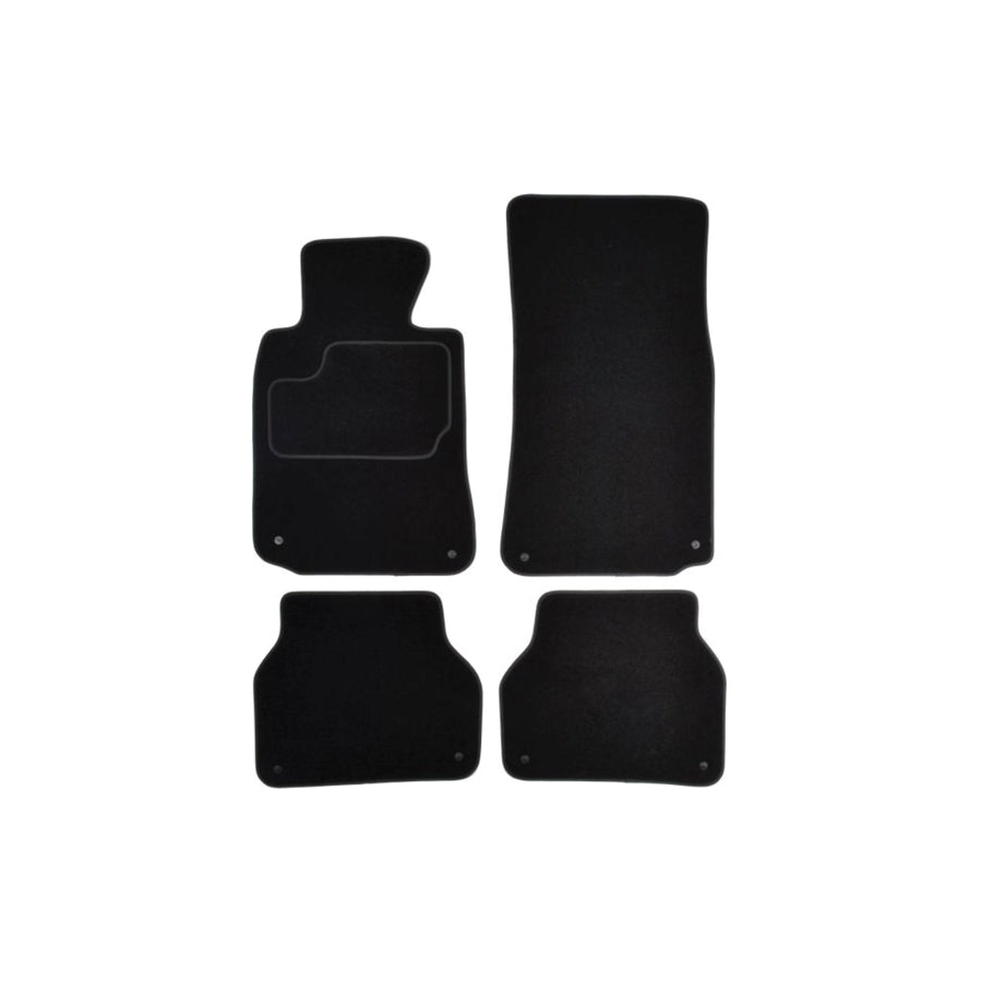 MAMMOOTH Tailored A041 BM150 PRM 01 Floor mat set for BMW 5 Series Textile, Front and Rear, Quantity: 4, Black