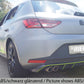 Rieger 00099183 SEAT 5F Leon FR Rear Diffuser for Twin Tailpipe Left - Carbon-Look
