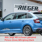 Rieger 00079025 Skoda NH Rapid Rear Diffuser -  Matte Black