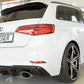 Rieger 00088183 Audi 8V Rear Diffuser for Sport Tailpipe Left & Right (A3 & S3) - Glossy Black