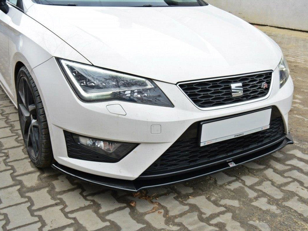 Maxton Design SE-LE-3-FR-FD1T Front Splitter Seat Leon III Cupra / Fr Fits | Duco Car Parts UK Car Parts