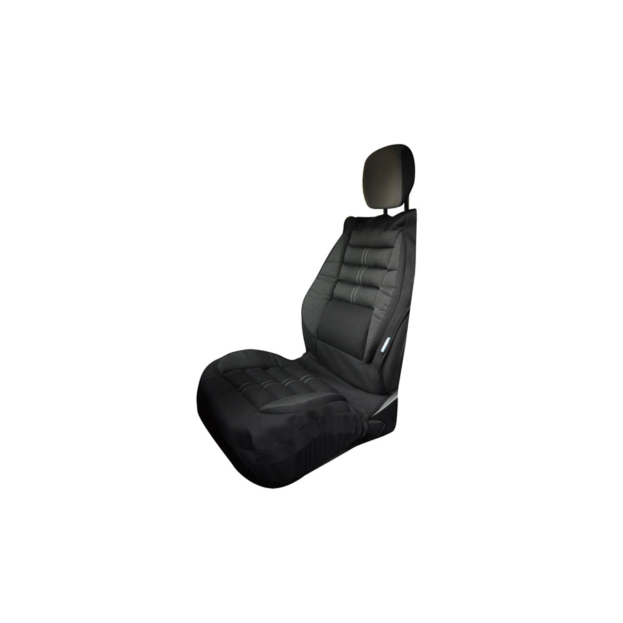 KINE TRAVEL 169822 Car seat cover Black, Massage, Polyester, PU (Polyurethane)