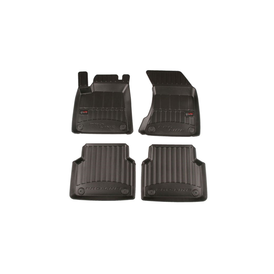 FROGUM Tailored 3D408128 Floor mat set for AUDI A8 D4 (4H2, 4H8, 4HC, 4HL) Elastomer, Front and Rear, Quantity: 4, Black, (LHD)
