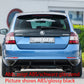 Rieger 00079025 Skoda NH Rapid Rear Diffuser -  Matte Black