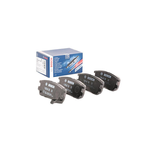Bosch 0986461768 Brake Pad Set With Acoustic Wear Warning With Anti Squeak Plate With Mounting Manual BP616