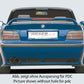 Rieger 00049037 BMW 3 Series E36 Rear Bumper