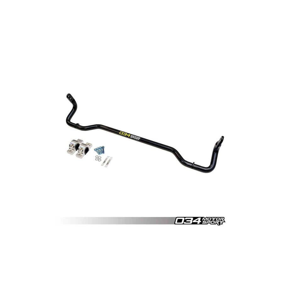 034Motorsport VW AUDI ADJUSTABLE MQB SOLID REAR SWAY BAR UPGRADE, MK7 GOLF/GTI, 8V A3 FWD