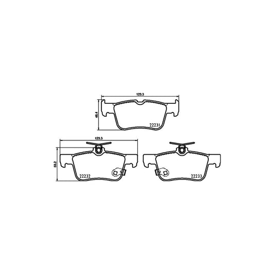 Hella 8DB 355 037 791 Brake Pad Set With Acoustic Wear Warning