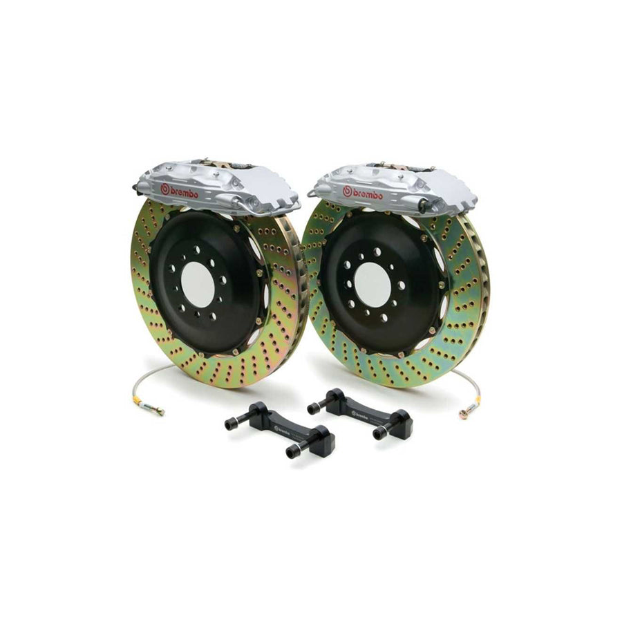 Brembo BMW F20 F22 F30 F32 F36 Front GT 6 Piston Cross Drilled Big Brake Kit 355x32mm (Inc. M135i, M240i, 328i & 430i)