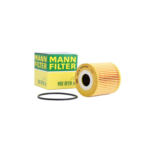 MANN-FILTER HU 819 x Oil Filter with seal, Filter Insert