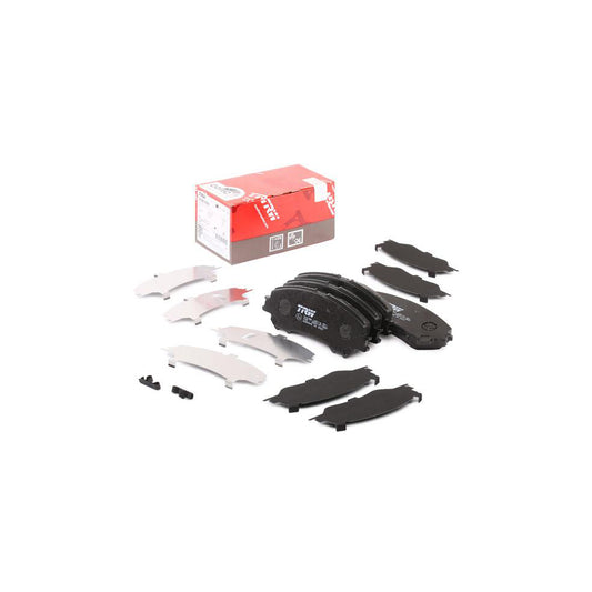 TRW Gdb3648 Brake Pad Set With Acoustic Wear Warning With Accessories