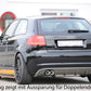 Rieger 00099189 Audi 8P A3 Rear Diffuser for Original Tailpipe Left - Carbon-Look