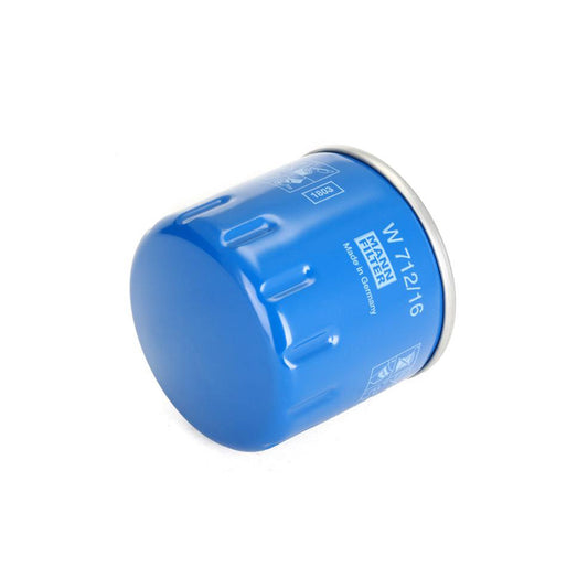 MANN-FILTER W 712/16 Oil Filter Spin-on Filter, with one anti-return valve