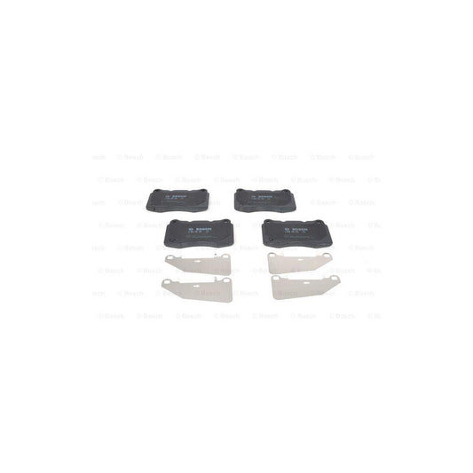 Bosch 0986494395 Brake Pad Set With Acoustic Wear Warning With Anti Squeak Plate With Mounting Manual BP1318