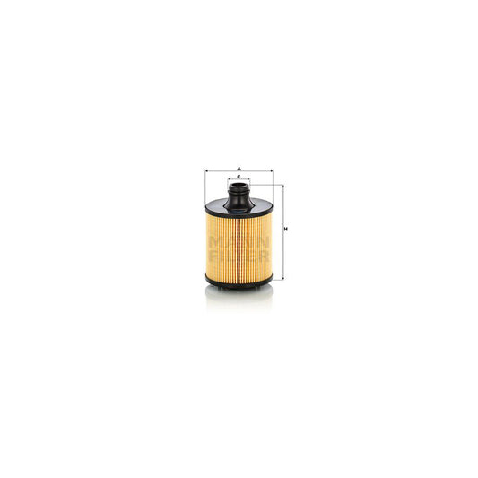 MANN-FILTER HU 9011 z Oil Filter with seal, Filter Insert