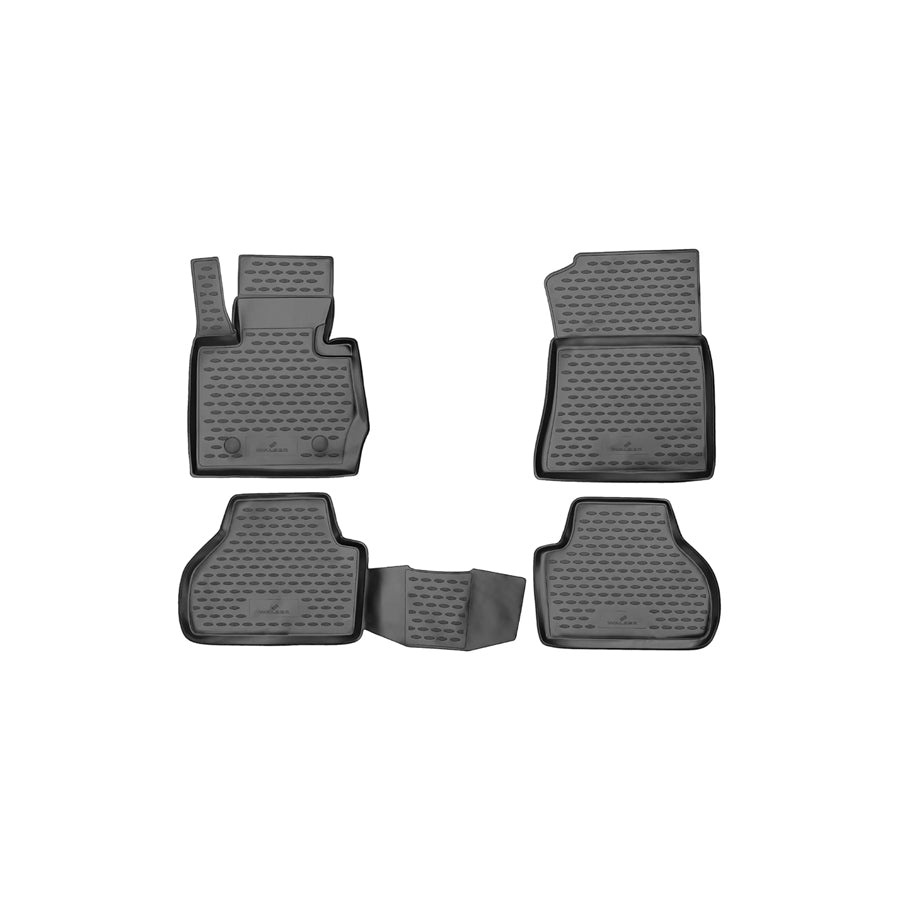 WALSER XTR 75018 Floor mat set Front and Rear