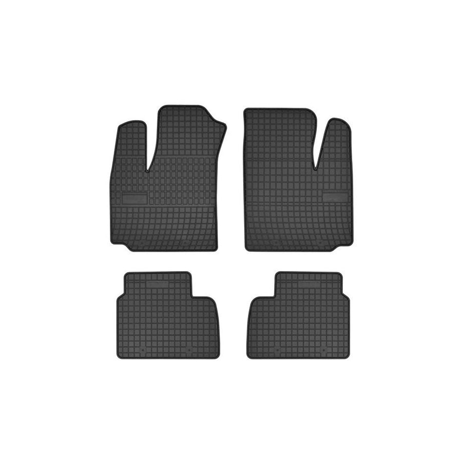 FROGUM Tailored 0911 Floor mat set for FIAT Doblo I Estate (119, 223) Elastomer, Front and Rear, Quantity: 4, Black, (LHD)