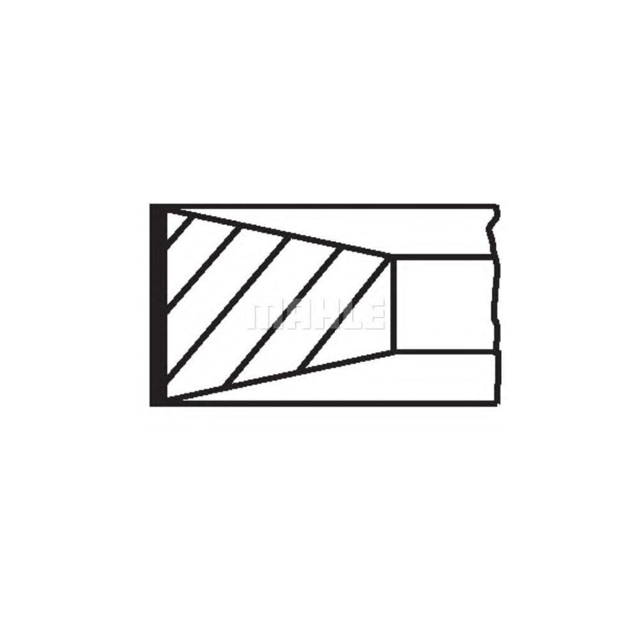 MAHLE ORIGINAL 009 13 V1 Piston Ring Kit Cyl.Bore: 83mm