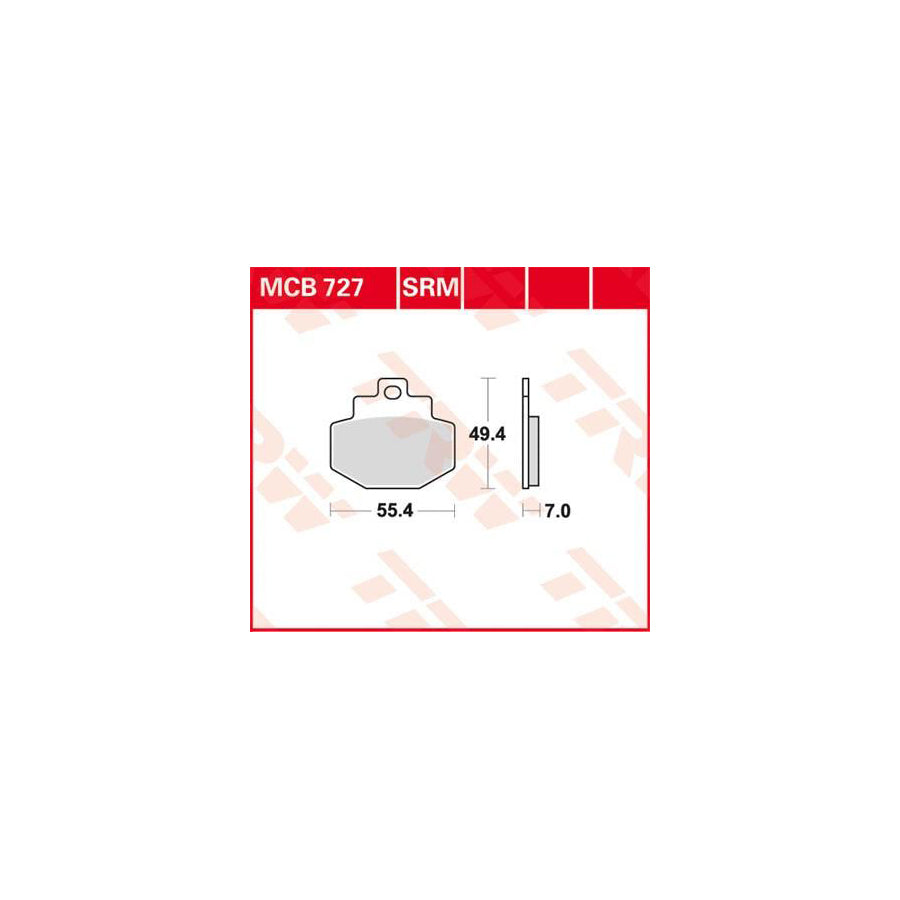 TRW Sinter Maxi Scooter Mcb727Srm Brake Pad Set