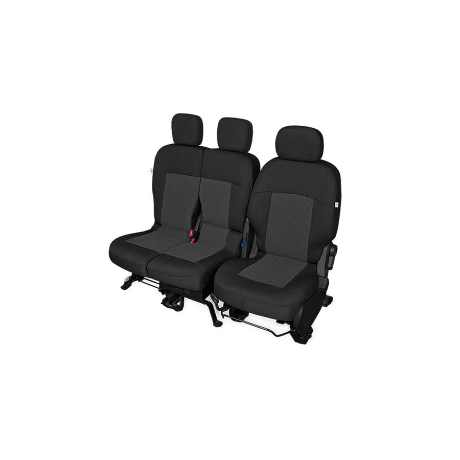 KEGEL 5-2021-233-4021 Car seat cover for VW GOLF Black, Polyester, Rear