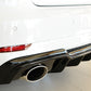 Rieger 00088183 Audi 8V Rear Diffuser for Sport Tailpipe Left & Right (A3 & S3) - Glossy Black