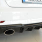 Rieger 00088183 Audi 8V Rear Diffuser for Sport Tailpipe Left & Right (A3 & S3) - Glossy Black