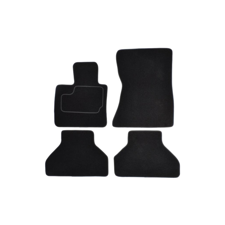MAMMOOTH A041 BM265 PRM 01 Floor mat set for BMW X5 (E70) Textile, Front and Rear, Quantity: 4, Black
