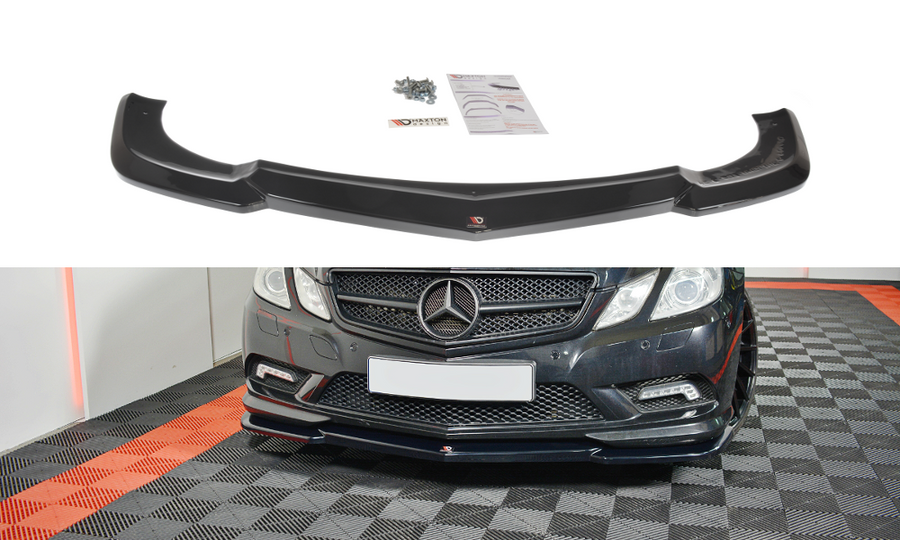 Maxton Design ME-E-207-AMGLINE-C-FD1T Front Splitter Mercedes Benz E-Class W207 Coupe AMG-Line | Duco Car Parts UK Car Parts