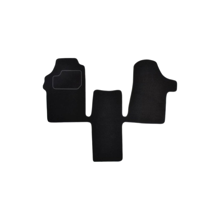 MAMMOOTH A041 MER420 PRM 01 Floor mat set suitable for MERCEDES-BENZ VITO Textile, Front, Black
