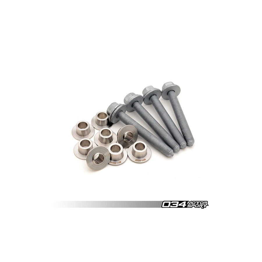 034Motorsport Audi MQB Stainless Steel Front Subframe Locking Collar Upgrade Kit (8V/8S, A3/S3/RS3 & TT/TTS/TTRS)