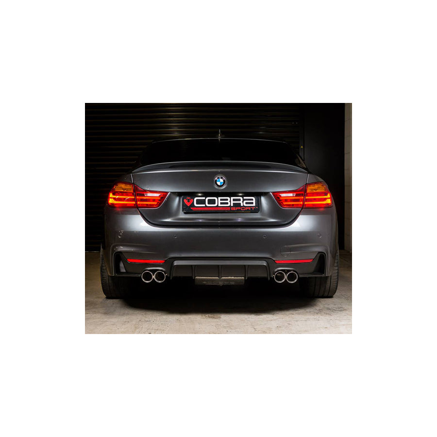 Cobra BMW F30 F32 435D Quad Exhaust Conversion