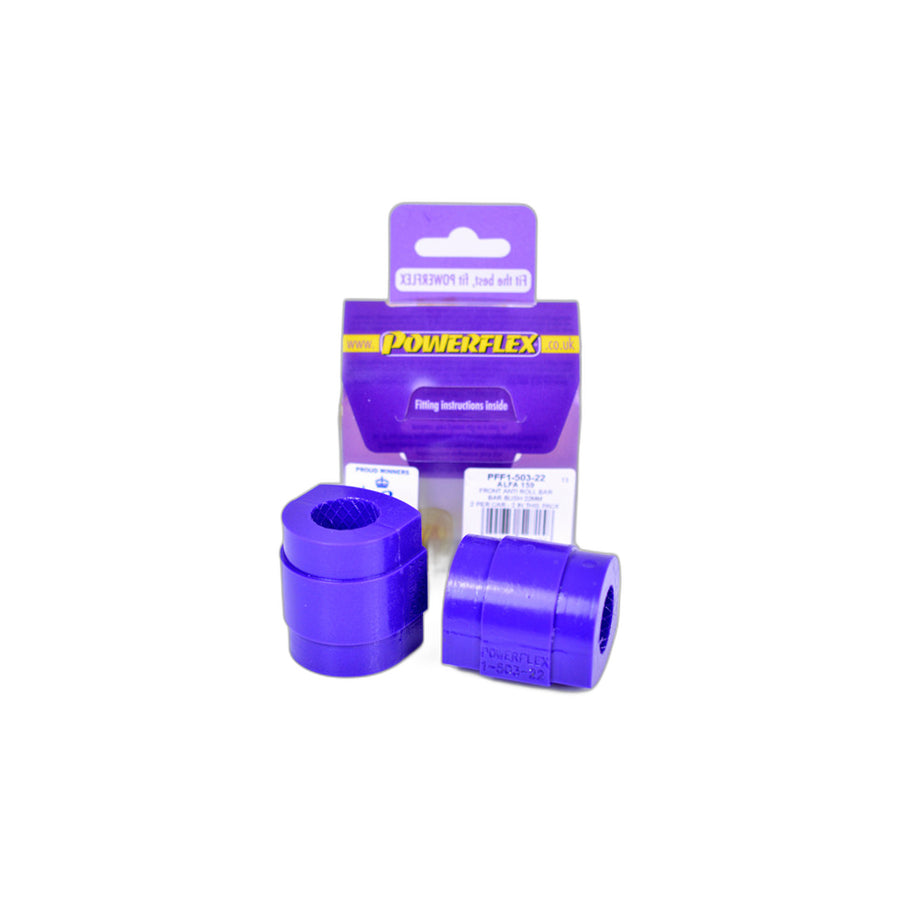 Powerflex PFF1-503-22 Alfa Romeo Front Anti Roll Bar Bush 22mm (Inc. Spider, Brera, 159) | Duco Car Parts UK Car Parts