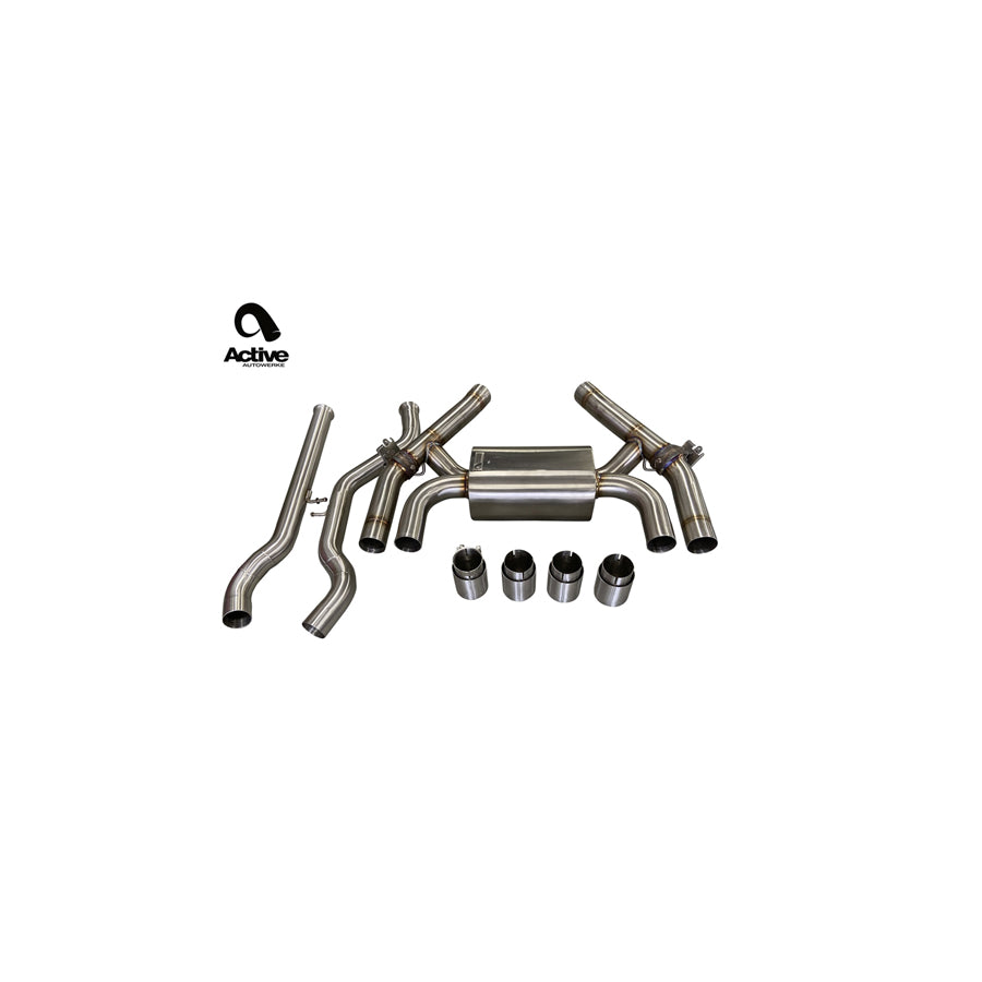 Active Autowerke BMW F87 LCI M2 Competition Valved Rear Axle-Back Exhaust