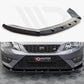 Maxton Design SE-LE-3-FR-ST-FD1T Front Splitter V.1 Seat Leon Fr / Cupra MK3 (2012-2016) | Duco Car Parts UK Car Parts