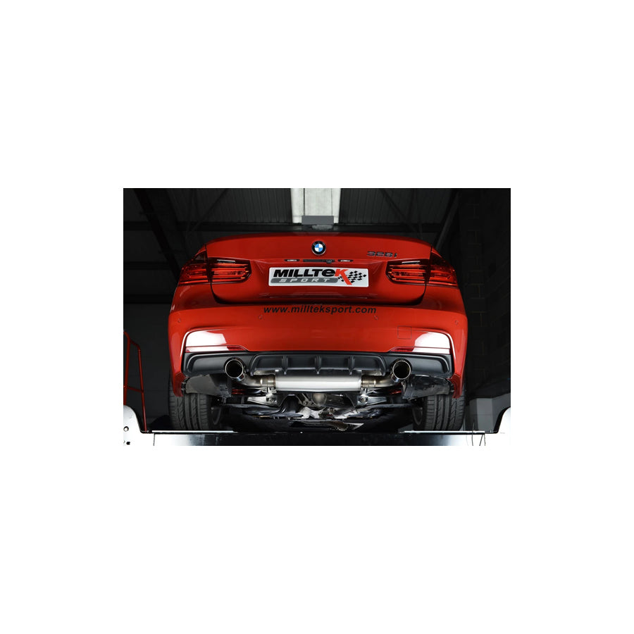 MillTek BMW N20 3" Full Exhaust System 3 Series F30 328i M sport