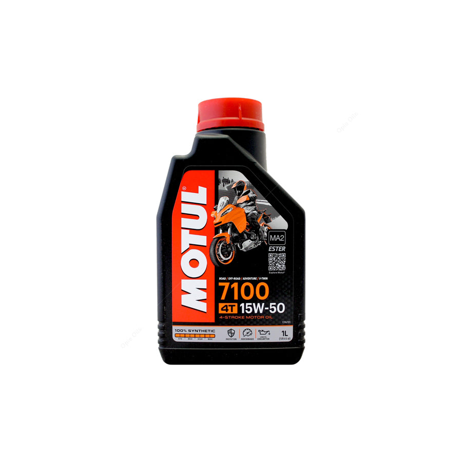 Motul 7100 4T 15w-50 Ester Synthetic Racing Motorcycle Engine Oil 1l