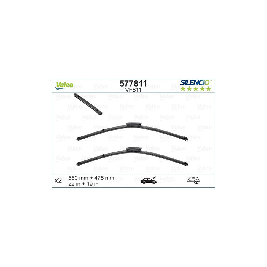 Valeo 577811 Wiper Blade | Duco Car Parts UK Car Parts