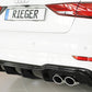 Rieger 00088185 Audi 8V S3 Rear Diffuser for Original Twin Tailpipe Left & Right - Glossy Black