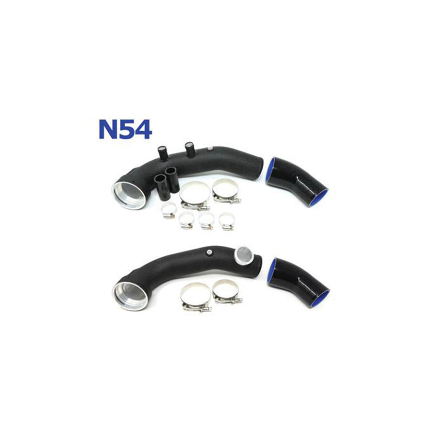BMS BMW N54 E82 E90 E92 E60 Aluminum Chargepipe with TIAL Flange (Inc. 1M, 135i, 335i & 535i)