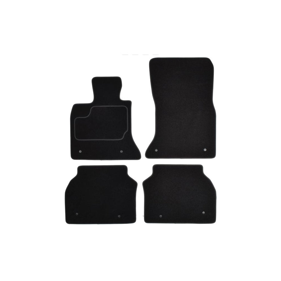 MAMMOOTH A041 BM190 PRM 01 Floor mat set for BMW 5 GT (F07) Textile, Front and Rear, Quantity: 4, Black