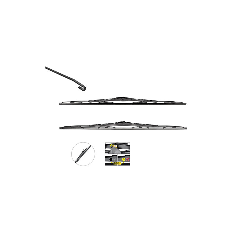 Valeo Silencio Specific Wiper Blade Set Vm218 Front